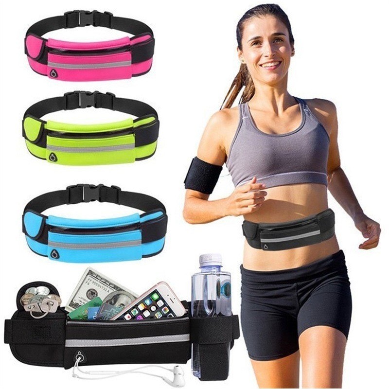 Running Belt Waterproof / Tas Pinggang Olahraga Lari / Tas Pinggang Lari Unisex / Tas Olahraga / Tas