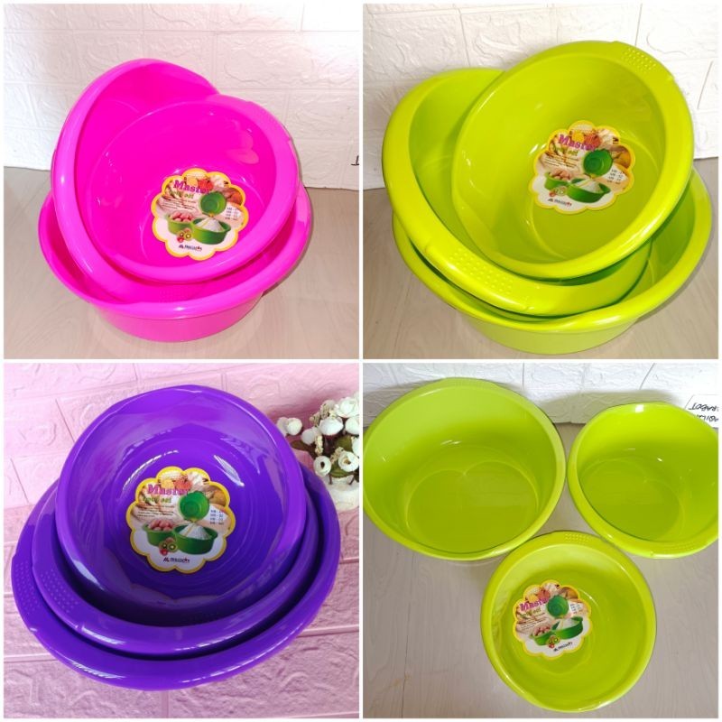 Waskom Set 3 Pcs / Baskom Plastik / baskom beranak