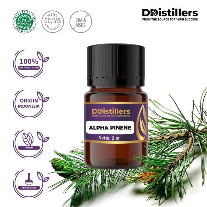 Alpha Pinene Natural Isolate Oil Pure 100%, 2-10ML GS