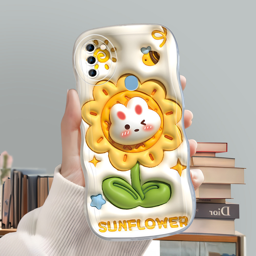 Compitable With Samsung A11 M11 Phone Case Softcase Casing Hp Kesing Soft Cassing Flower 3933