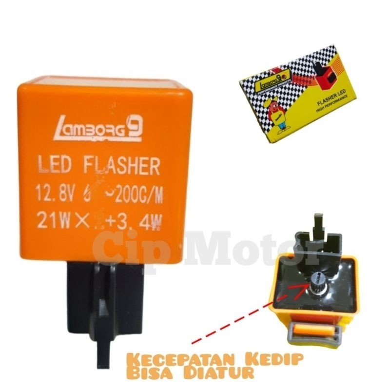 Flasher Sen F3 LX-TRIX Nine Lamborg Motor CB150R Led CB150X CBR150R CBR250RR