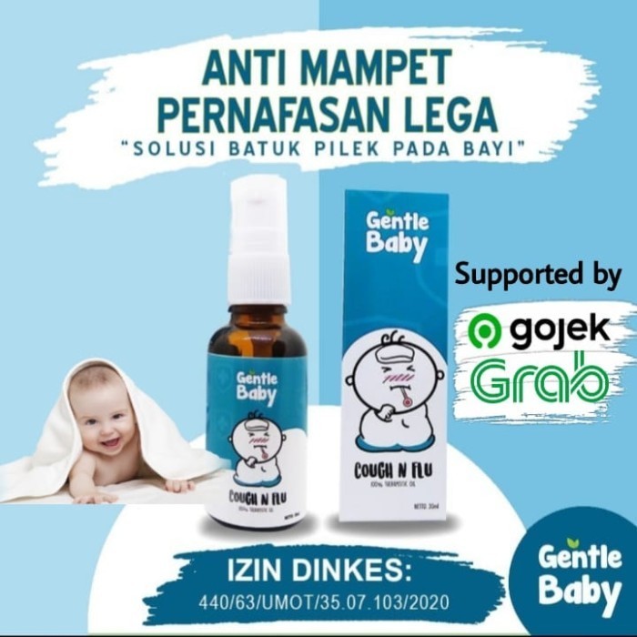 (NEW) -Gentle Baby Cough and Flu - Obat Batuk bayi - Obat Flu Bayi - Pilek