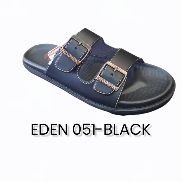New Collection SANDAL PRIA NECKERMAN EDEN 051 ORIGINAL - Hitam, 41
