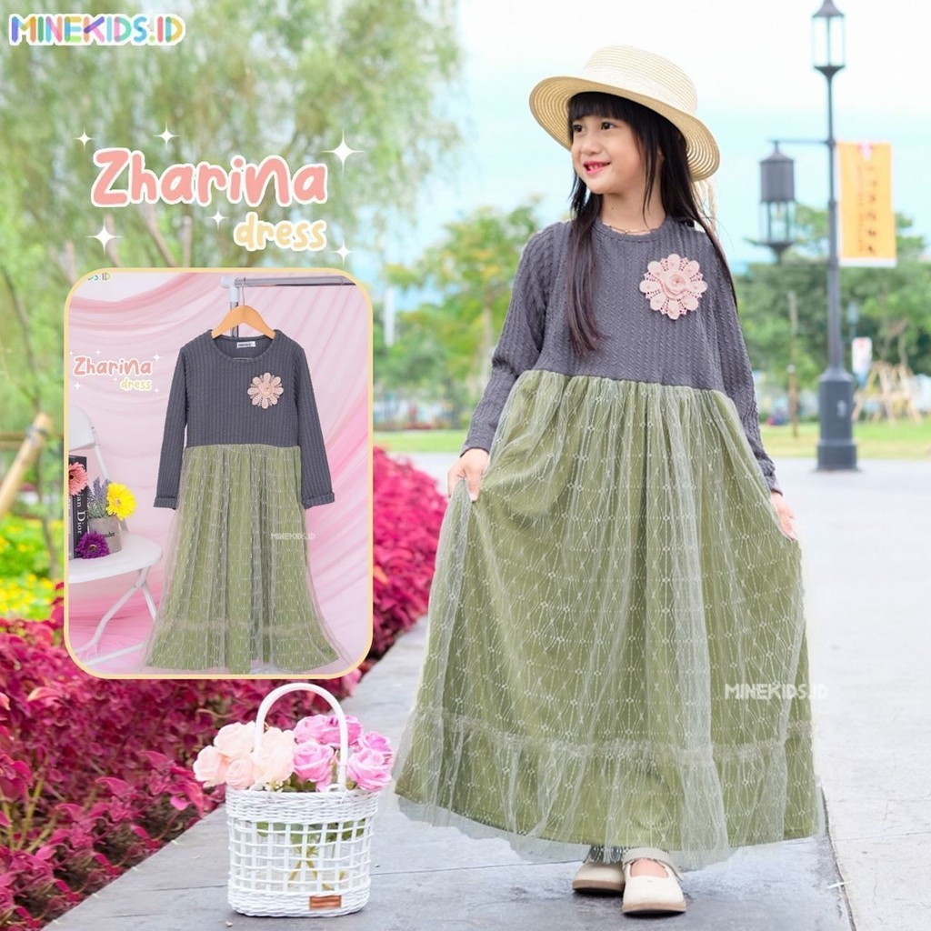 8045 Dress Long Zharina by Minekids