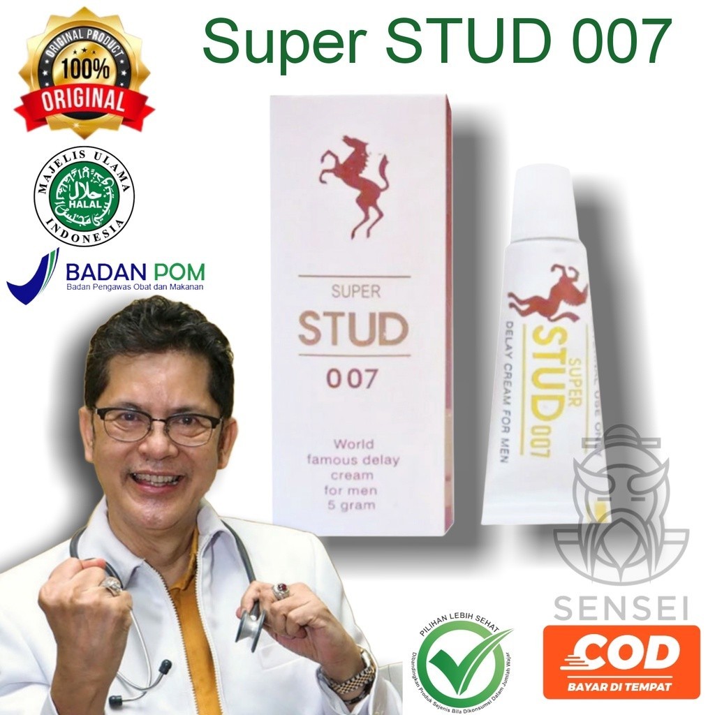 Super Stud Cream 007 Original Herbal oles pria untuk mengatasi ejakulasi dini Terampuh(Gratis ongkir