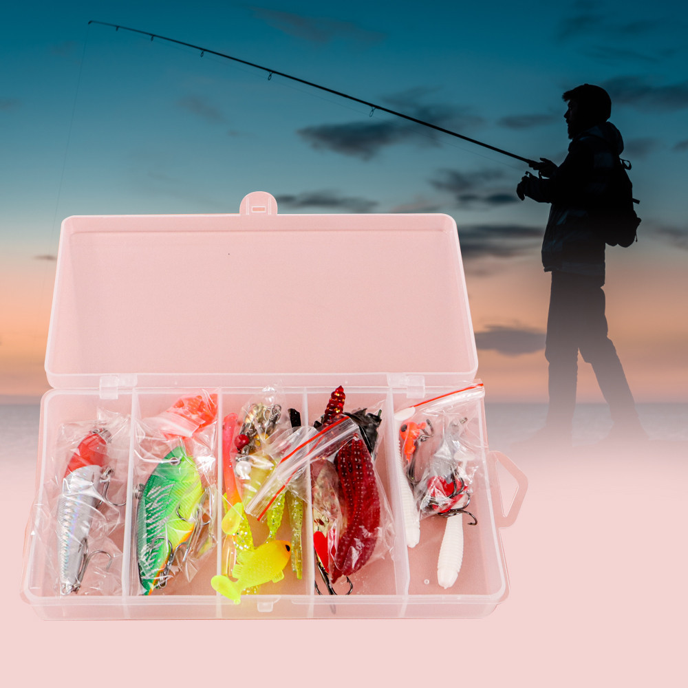 

TaffSPORT Umpan Pancing Ikan Set Fishing Bait Kit 45PCS - DWS250-D
