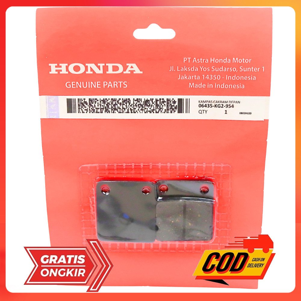 Kampas Rem Cakram Depan Honda GL PRO , GL MAX & NEOTECH KG2 seperepart motor