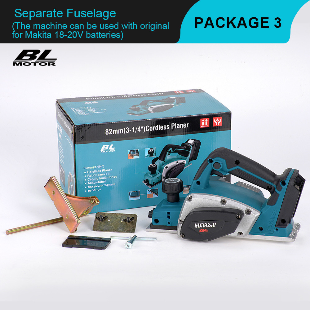 15000RPM Brushless Electric Planer Cordless DIY Furniture Cutting Tool Power Planer Woodworking For 