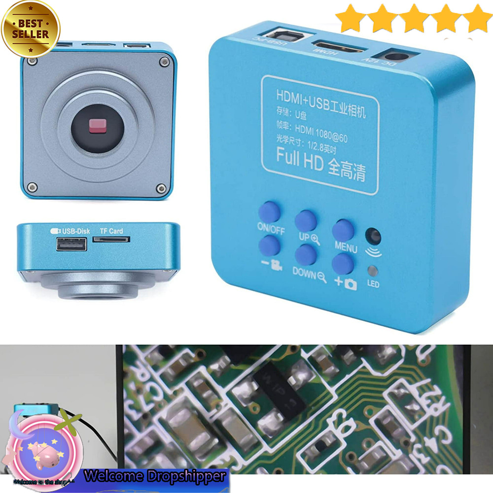 HAYEAR Kamera Mikroskop Industrial Digital Full HD 14MP 1080P