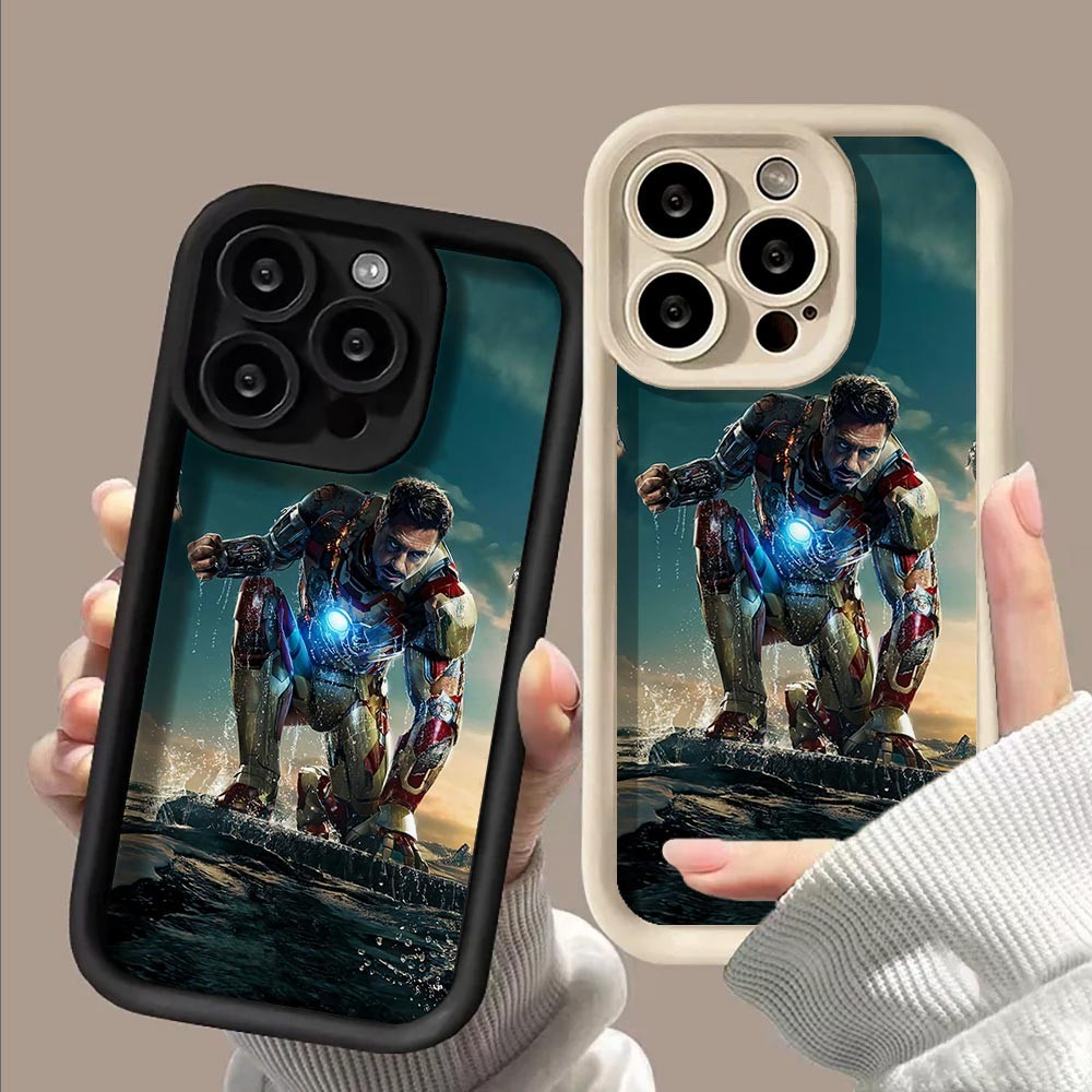 Softcase Samsung Galaxy S21 FE S20 FE 4G 5G Marvel IronMan Phone Casing Soft Silicone TPU Full Cover
