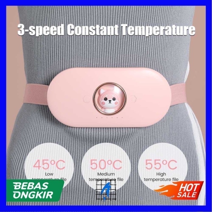 Sabuk Pijat Penghangat Perut Menstruasi Belt Menstrual Massage