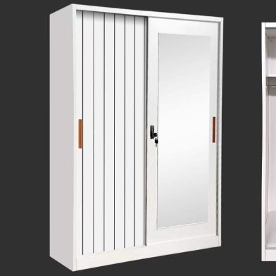 PROMO LEMARI BESI, LEMARI BAJU SLEDING, 2 PINTU UKURAN MAXY 120, ARLO 120, FREYA 120