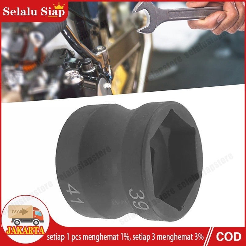 Mata Sok Coupling 39-41mm Kunci CVT Double Head Socket sok kunci mur kopling mata kunci sok cvt 39 x