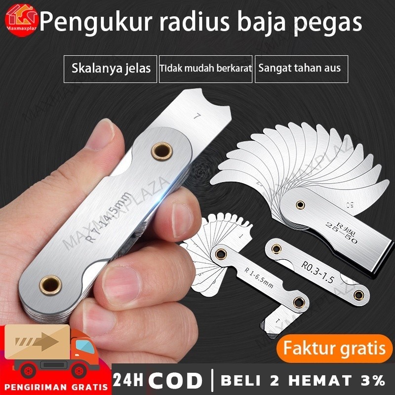 Alat Pengukur Radius/Alat Ukur Celah/R Gauge R25-50