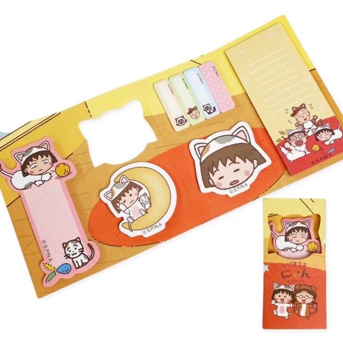 

Sticky Note Kertas Pesan (dengan lem, mudah dilepas) Sakura Girl - 01