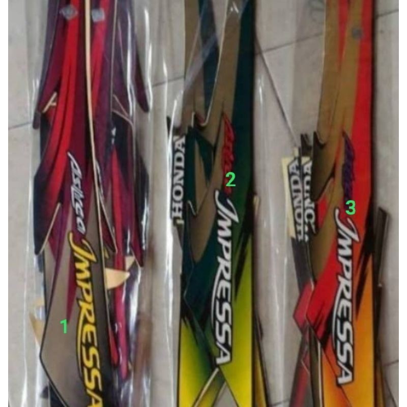 Sticker Striping grand impressa 2000 decal original