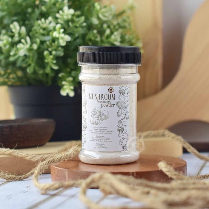 

[[ K23 - BEST SELLER ]] Natural Mushroom Seasoning Powder ( Kaldu Jamur ) 80 Gr