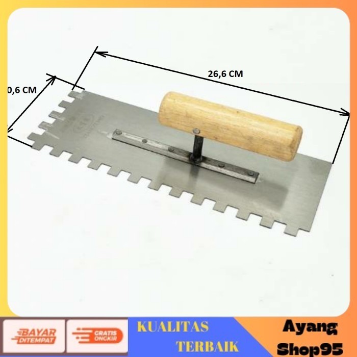 ⭐KUALITAS TERBAIK⭐ ASTEEL Roskam Raskam gerigi catok alat pasang keramik sendok semen