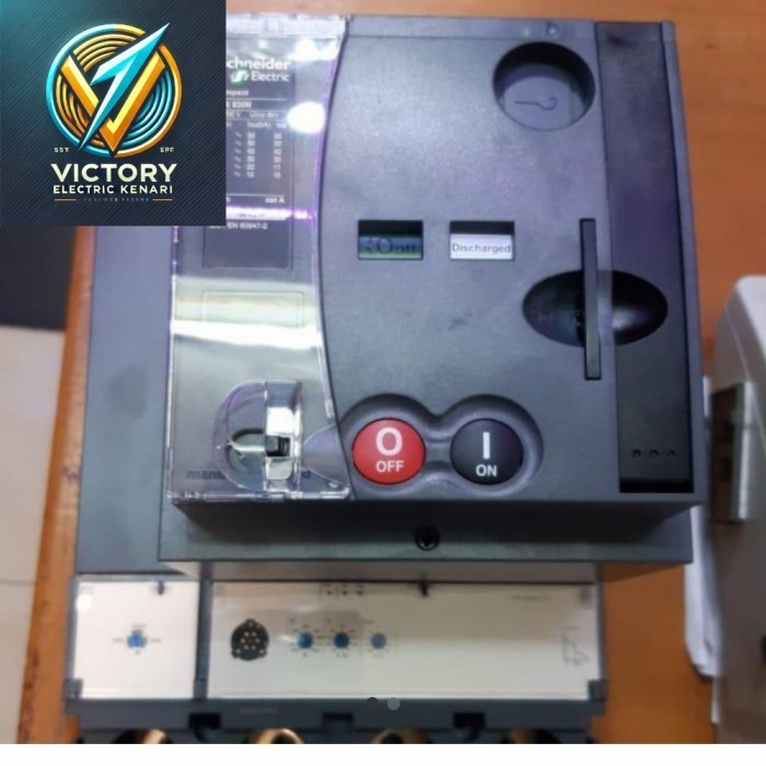 MCCB BREAKER NSX400N 4P 400A MOTORIZED KOMPLIT ORIGINAL SCHNEIDER