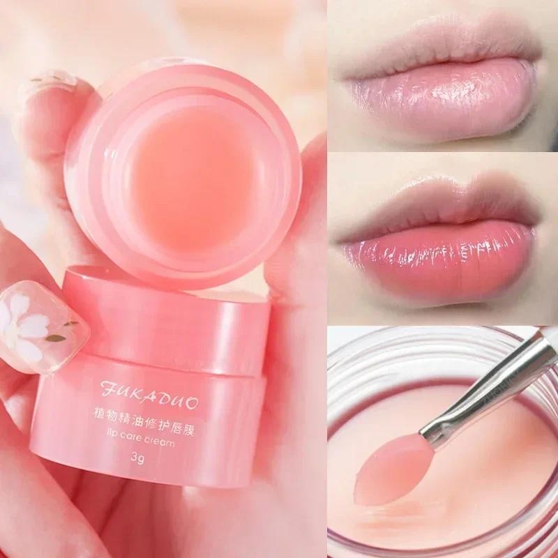 3g South Korea Lip Sleep Mask Night Sleep Maintenance Moisturizing Lips Gloss Bleach Cream Nourishin