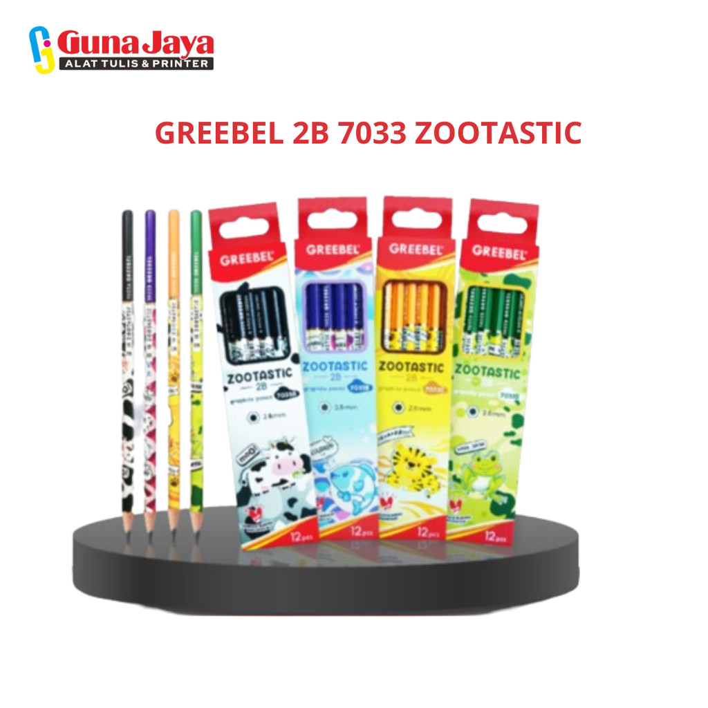 

GREEBEL 2B 7033 ZOOTASTIC (SATU SET 12PCS)