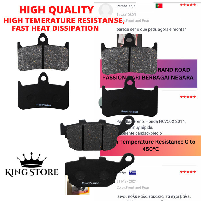 Kampas Rem  HONDA CB400FII Super Four 1997 CB400FIII SF Version S 1996 CB 400FII 400FIII CB400 FII F