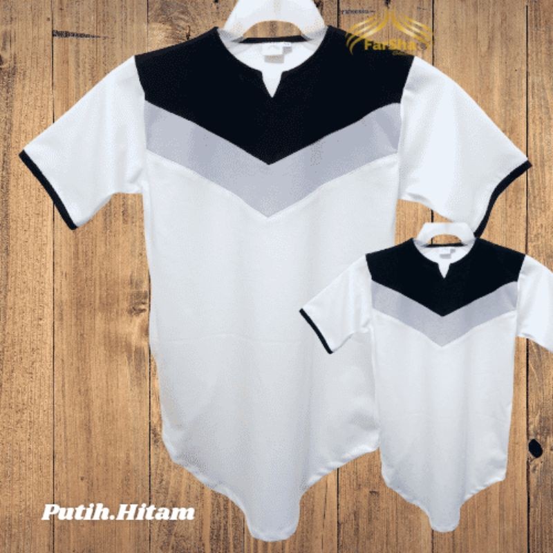 Baju LebaranBaju Koko Couple Ayah dan Anak | Kaos Kurta FarSha | Koko Couple