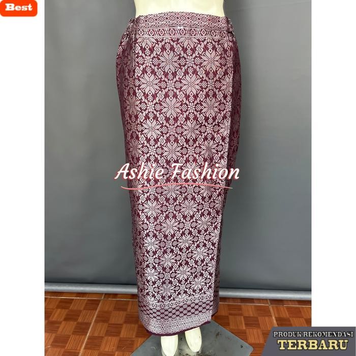 rok wanita kekinian Rok Songket Span / Rok songket Jadi / Rok Songket Instant / Rok Songket Wanita -