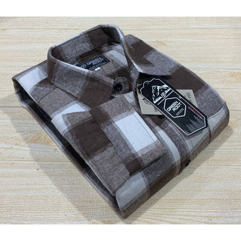 kemeja flanel jumbo xxl xxxl xxxxl lengan panjang pria - kemeja kotak kotak lengan panjang big size 