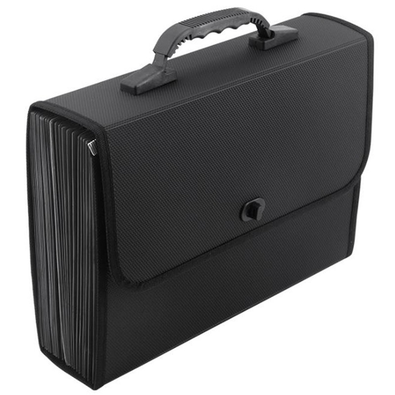 

26 Grid Portable Organ Bag A4 Multi-Layer File Folder for Office Students with Large Capacity Test Paper Holder