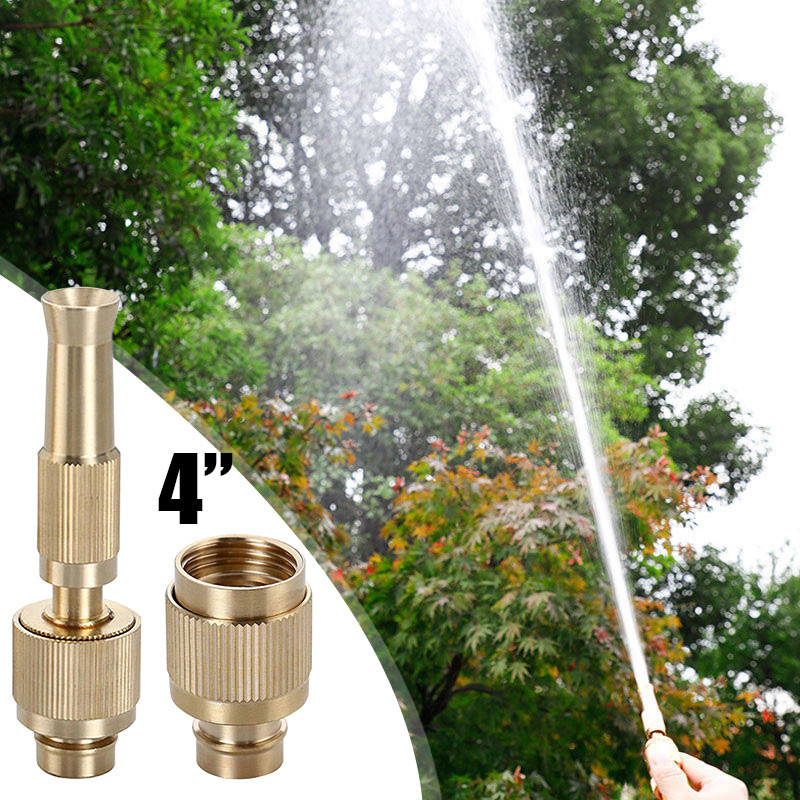 1/2 Inch Semprotan Air Lurus Kuningan / Hose Nozzle Sprayer Kuningan / Semprotan Cuci Motor