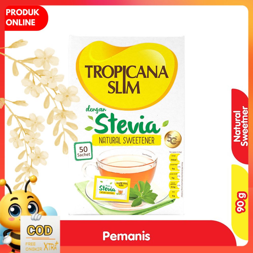 

Tropicana Slim Stevia Pemanis Natural 90 g