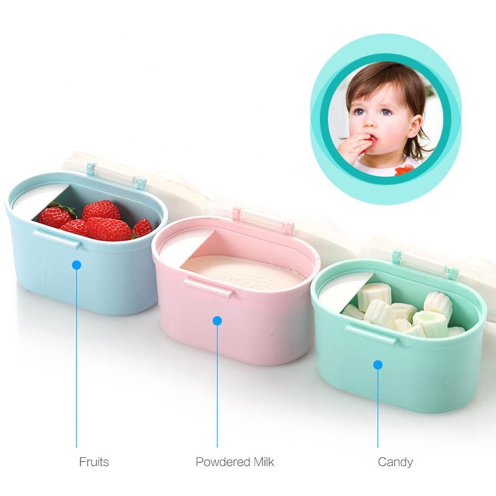 Infant Baby Milk Powder Storage Box Sealed Large Capacity Baby Rice Noodles Mini Sealed Milk Powder 