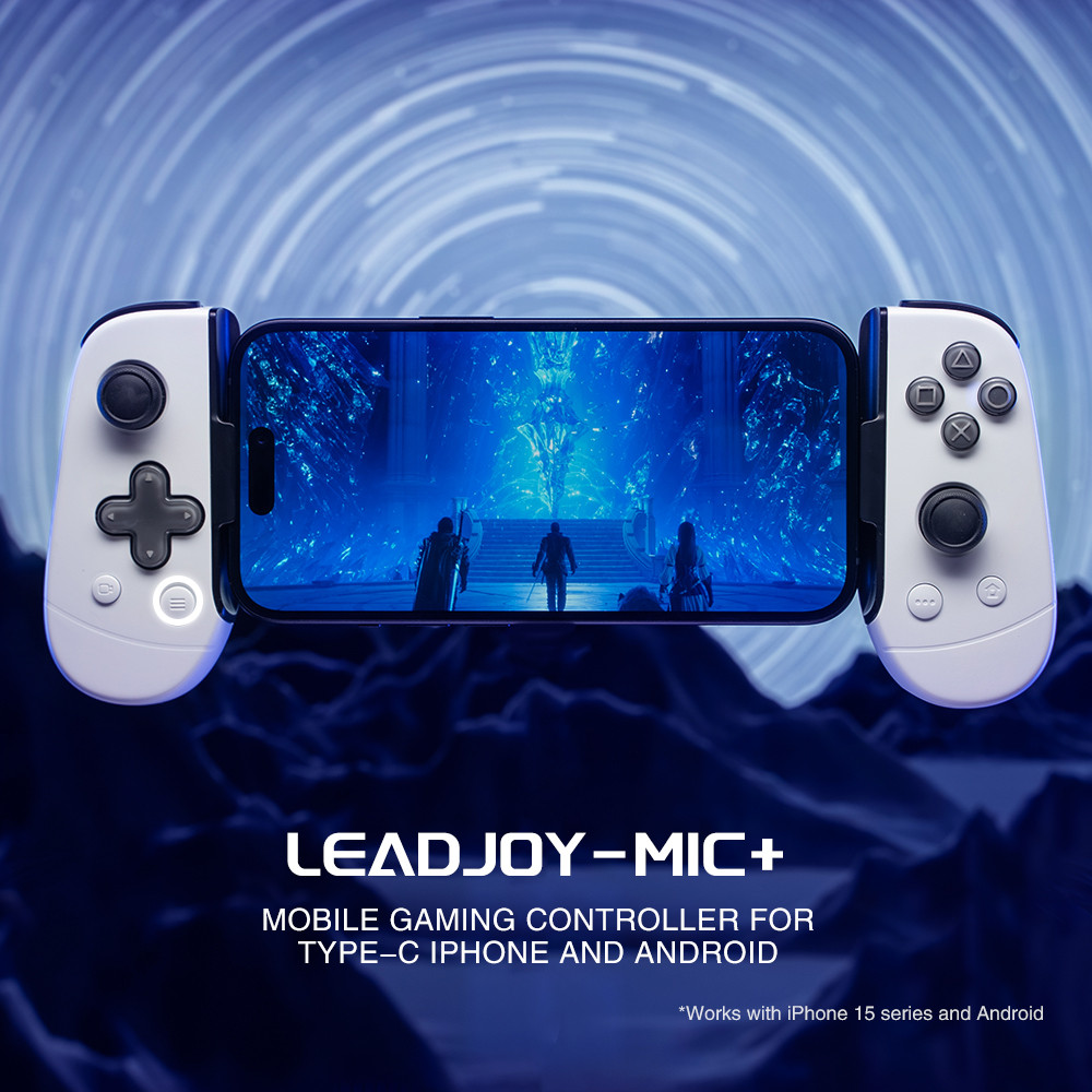 LEADJOY M1C  Mobile Phone Gamepad Gaming Controller for iPhone 15 Android 3Ds emulator Cloud Gaming 