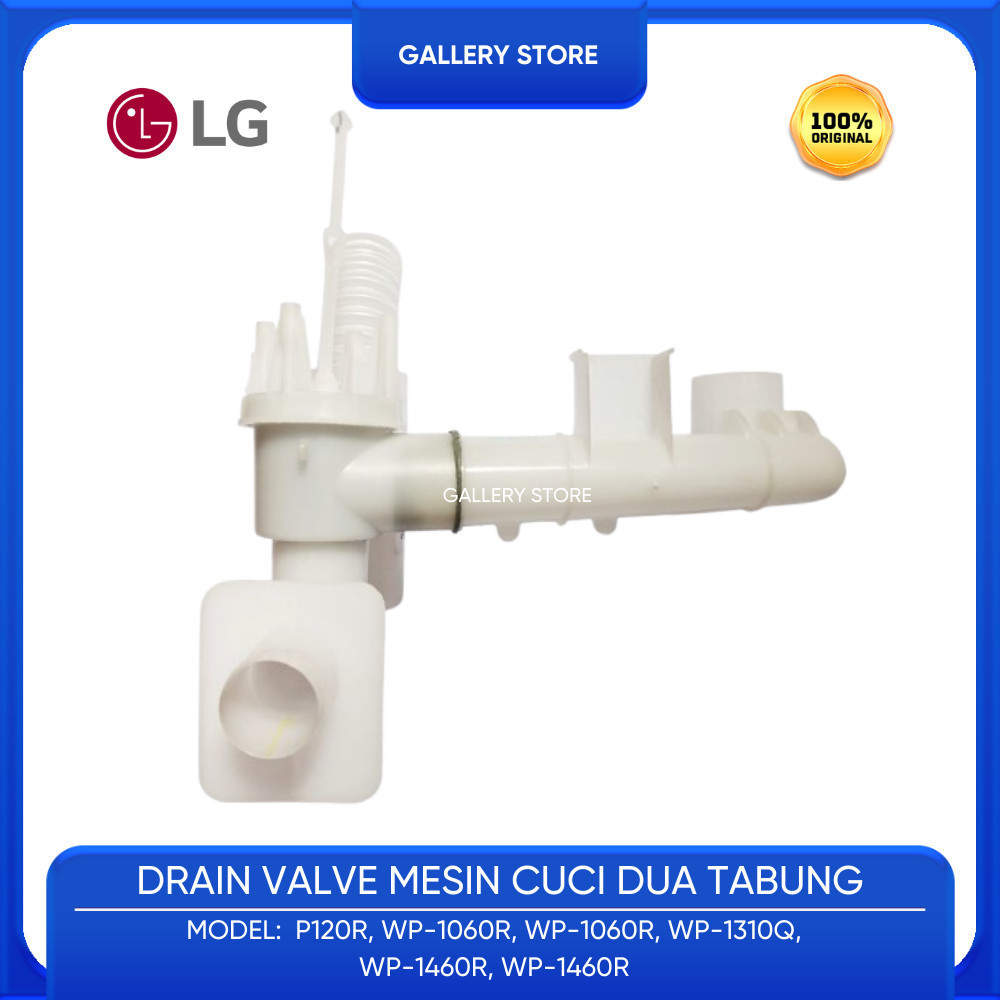 KARET VALVE PEMBUANGAN AIR  MESIN CUCI LG 2 TABUNG KAPASITAS 10 KG - 14 KG