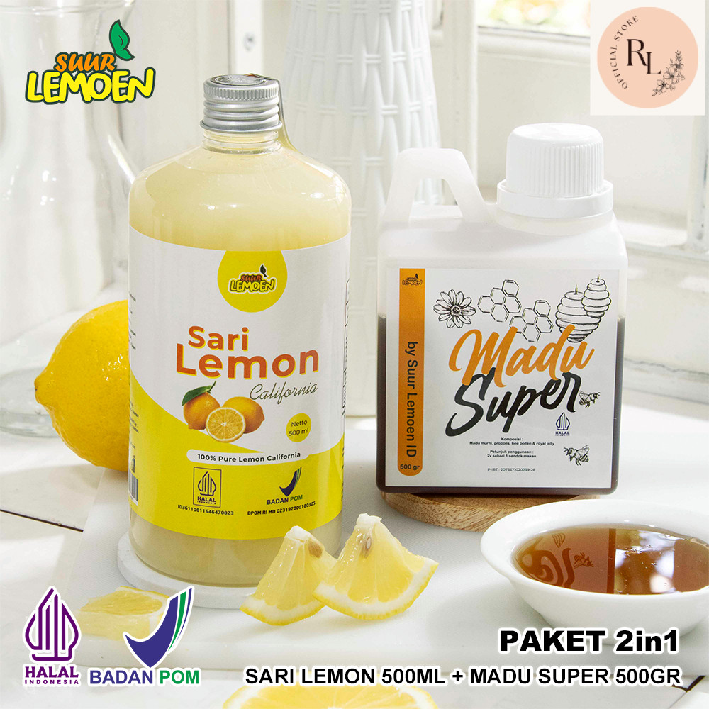 

Paket Diet Hemat - Sari Lemon 500ml dan Madu Hutan 500gram - By Suur Lemoen ID