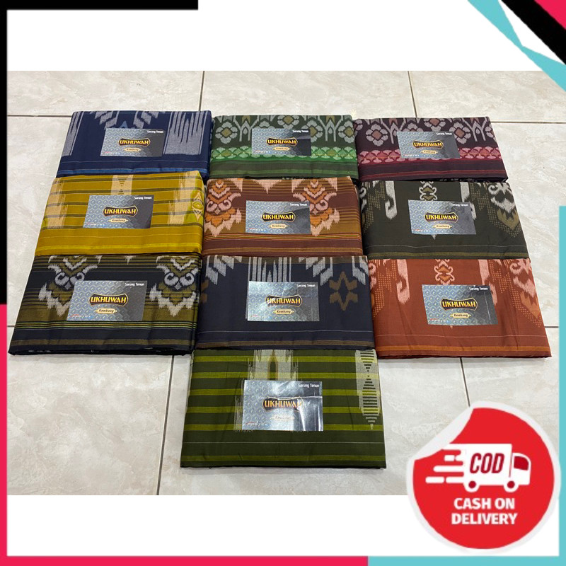 BISA COD Grosir 10pcs sarung ukhuwah kembang MARTAPURA BUKHUR