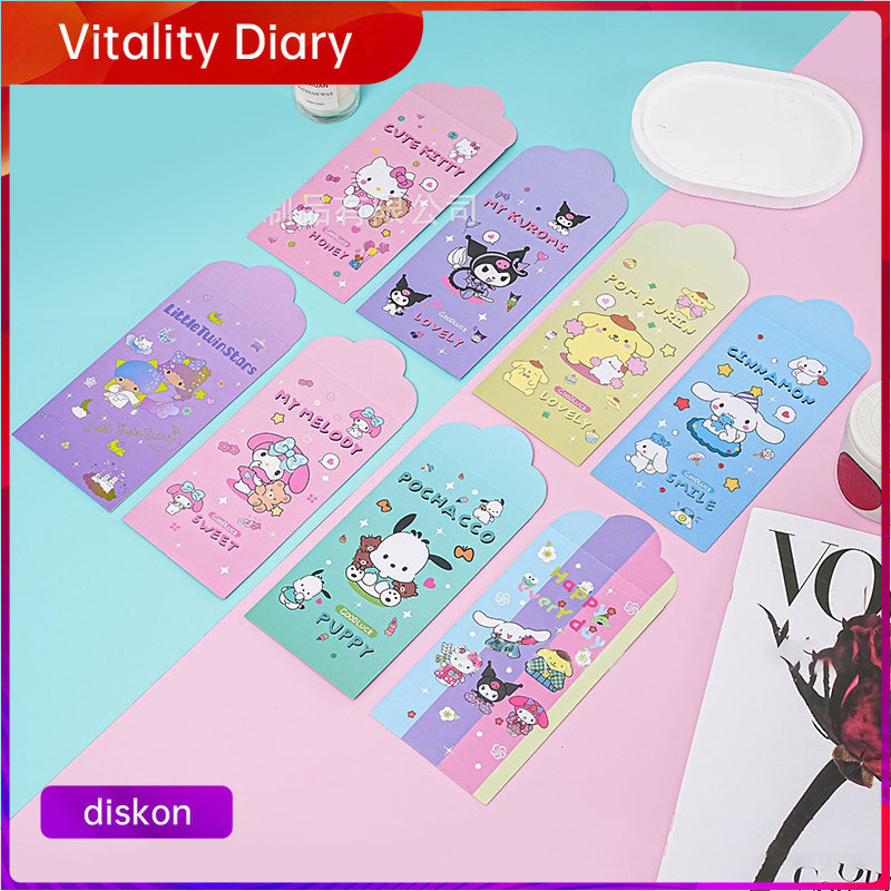 

【COD❤️】Tas Amplop Merah Sanrio Tas Amplop Merah Kreatif Lucu Amplop Merah Kartun -VDY