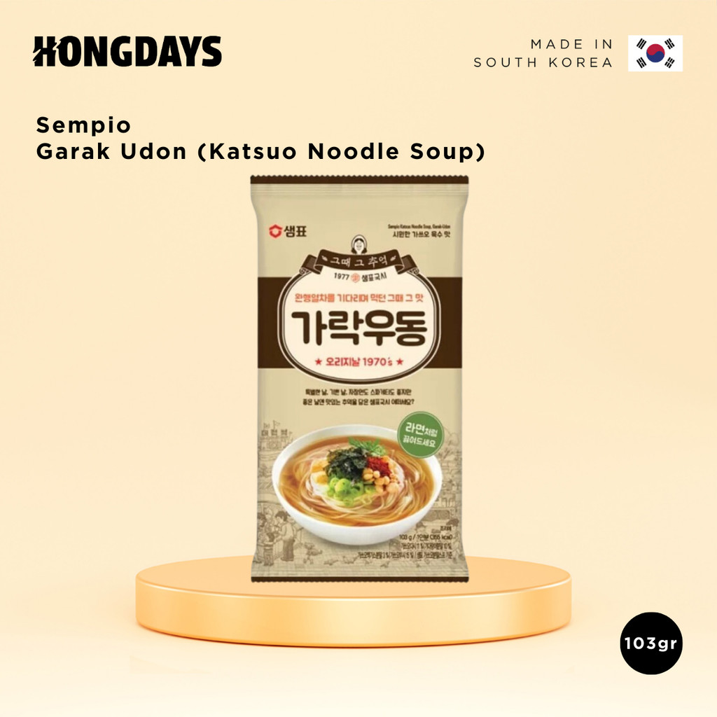 

Sempio Katsuo Noodle Soup Garak Udon 103g - HONGDAYS