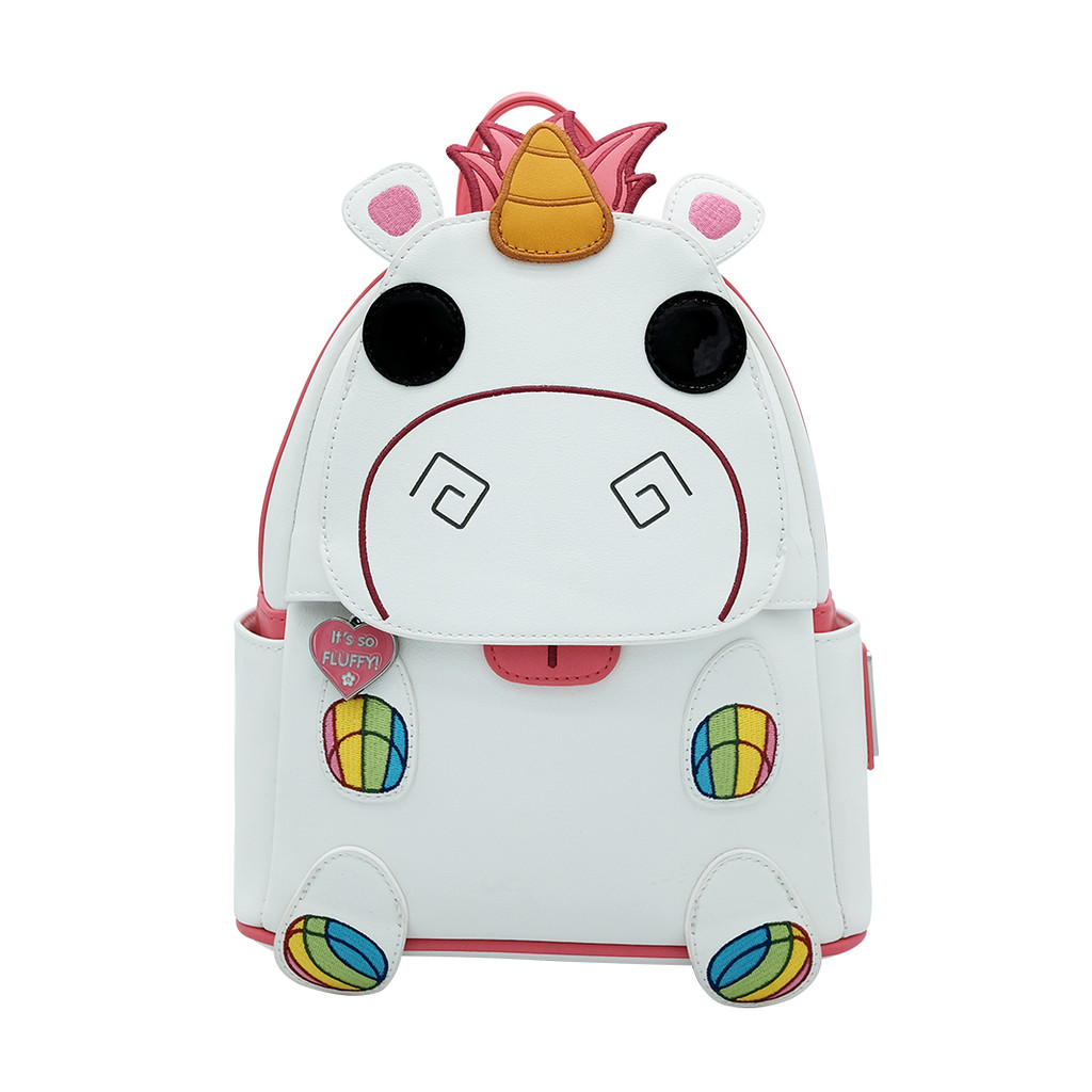 

MINISO Disney Minion Unicorn Cute Kids Backpack Mochila Gift PU Leather Pack Travel Girls Baby Handbag for Girls Shoulder Bag