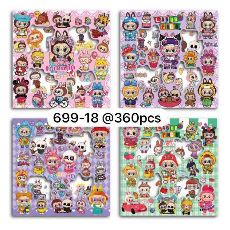 

(JOERAGAN LAPAK) STICKER LABUBU-STICKER MOMO- STIKER MOTIF BESAR MOMO ORI VIRAL dan STIKER 100 BEST SELLER ISI 100 PCS