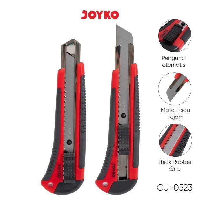 

Cutter CU-0523 Pemotong Joyko Free Extra Blade
