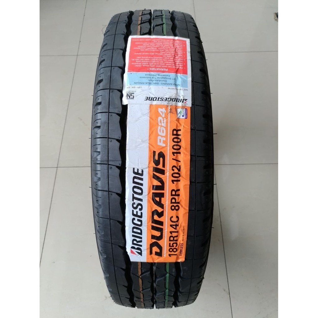 Bridgestone Duravis Ukuran 185 R14 8PR - Untuk Ban Mobil Angkutan Barang L300 DFSK Supercab