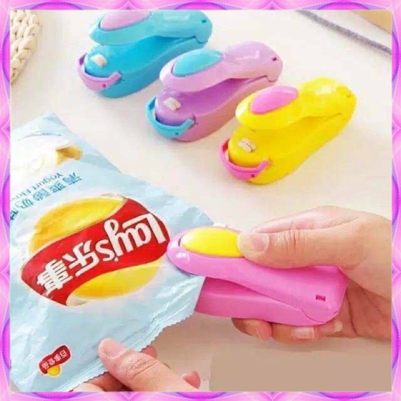 Pres Perekat Plastik Makanan / Alat Pres Mini Elektrik / Mini Hand Selar Makassar-COD