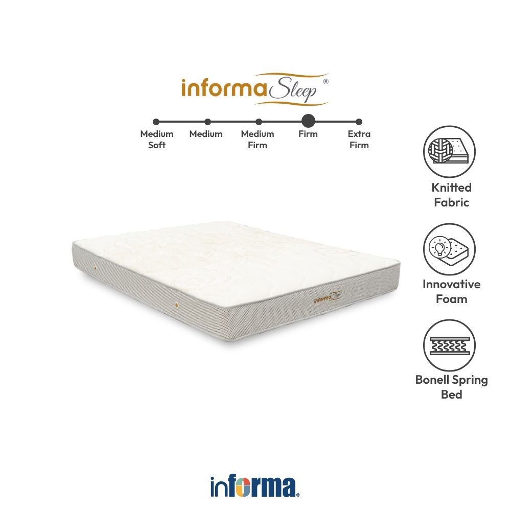 Informa Sleep 180x200x20 cm Austin Kasur Bonell Springbed Mattress Matras Kasur Tidur Perlengkapan K