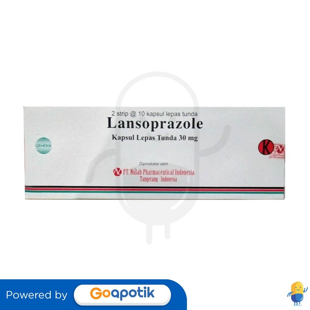 Lansoprazole Nulab 30 Mg Box 20 Kapsul