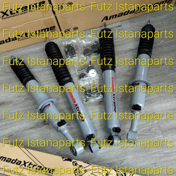 PAKET Shockbreaker AMADA XTREME ADJUSTABLE FORTUNER DEPAN BELAKANG