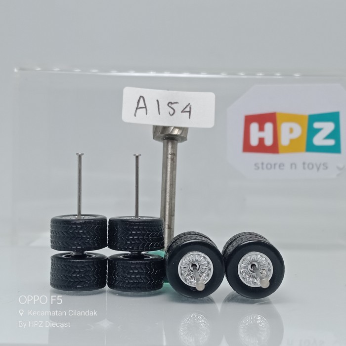 Ban Karet Hotwheels model celong ulir chrome as Panjang
