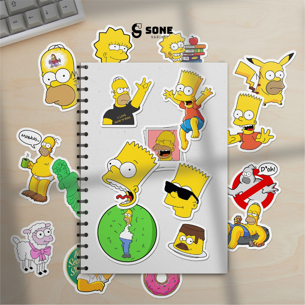 

Stiker The Simpson / Vinyl Waterproof Anti Air / Sticker Aesthetic Helm Buku Journal Koper Motor Casing HP Laptop Tumbler Botol Minum Sepeda IPad Tablet Polaroid Kulkas