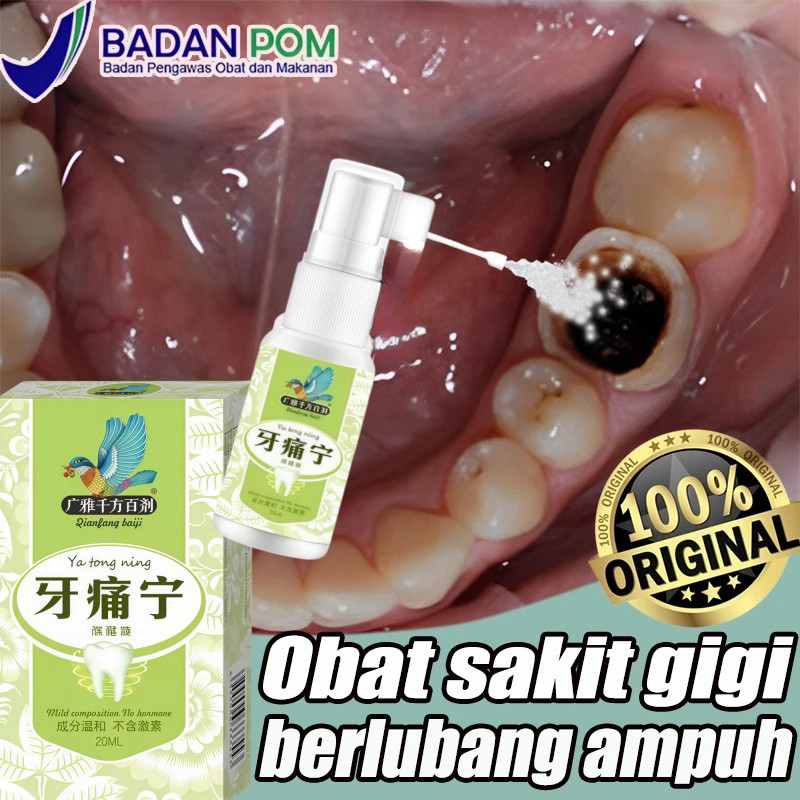 Obat sakit gigi semprot 20ml Toothache Spray obat gigi Berlubang Obat sariawan obat gigi Obat Gusi B